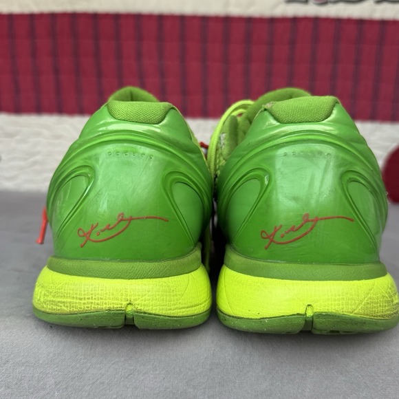 Size 13 - Kobe 6 2010 Grinch Green/Volt-Crimson-Black CW2190-300 main image 6